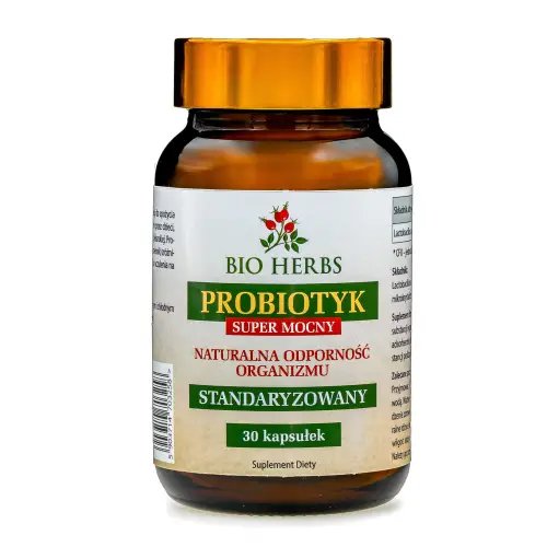 PROBIOTYK SUPER MOCNY STANDARYZOWANY 30 KAPS ODPORNOŚĆ