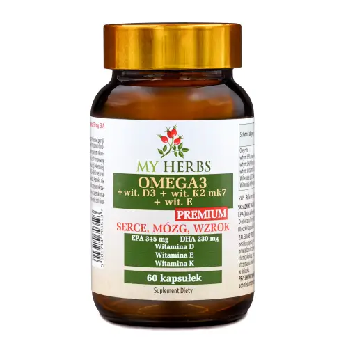 GOLD OMEGA 3 + WIT. D3 + WIT. K2 MK7 + WIT. E PREMIUM 60 KAPS.