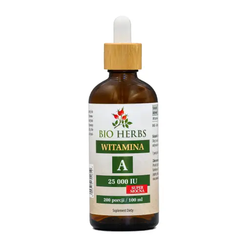 WITAMINA A 25 000 IU W OLEJU SUPER MOCNA 100 ML