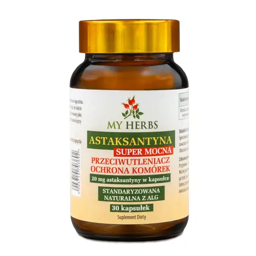 ASTAKSANTYNA SUPER MOCNA STANDARYZOWANA 20 MG W KAPS. 30 KAPS.