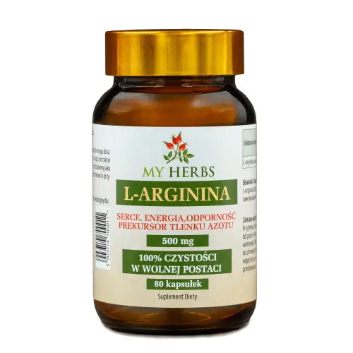 L-ARGININA 500 MG 80 KAPSUŁEK