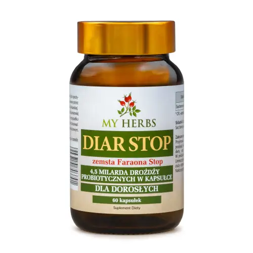DIAR STOP PROBIOTYK - ZEMSTA FARAONA STOP 60 KAPS