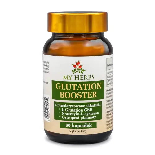GLUTATION BOOSTER 3 STANDARYZOWANE SKŁADNIKI 60 KAPSUŁEK