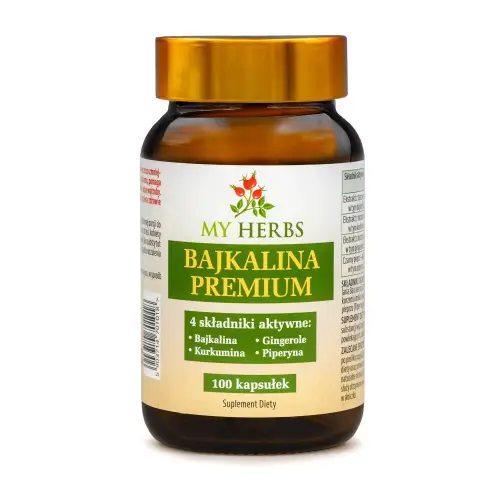 BAJKALINA PREMIUM 100 KAPSUŁEK 4 AKTYWNE SKŁADNIKI