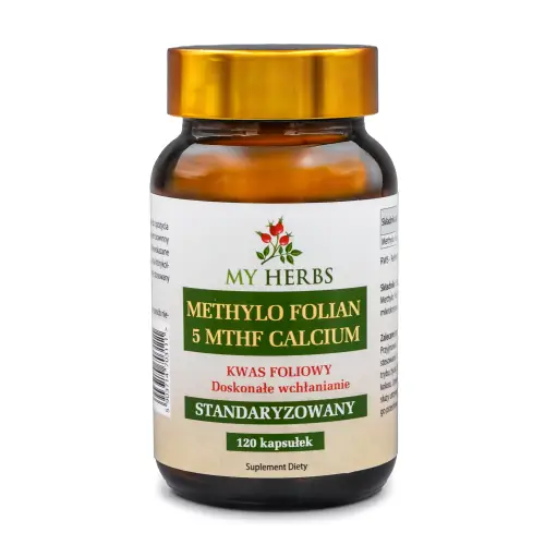 METHYLO FOLIAN 5 MTH CALCIUM KWAS FOLIOWY STANDARYZOWANY 120 KAPS