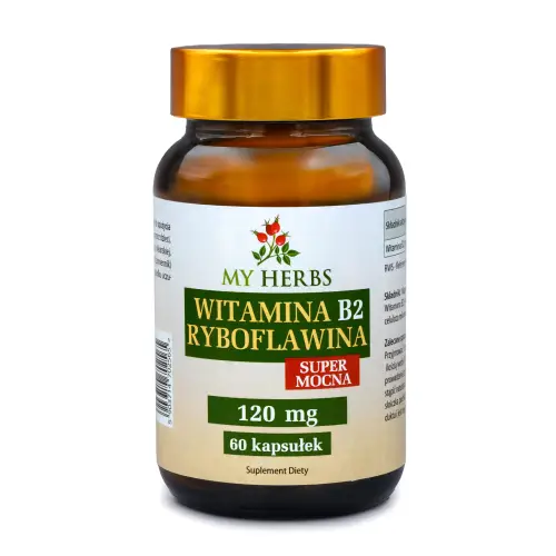 WITAMINA B2 RYBOFLAWINA SUPER MOCNA 60 KAPSUŁEK