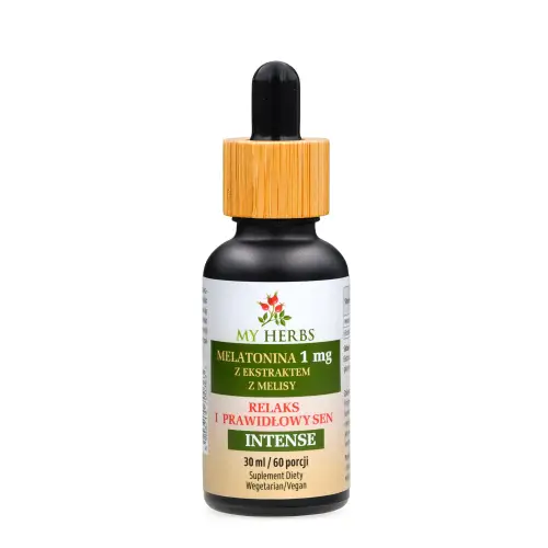 MELATONINA 1 MG krople Z EKSTRAKTEM Z MELISY 30 ML