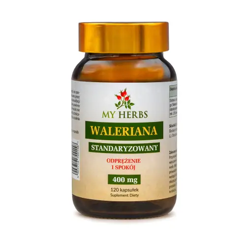 WALERIANA 400 MG 120 KAPSUŁEK EKSTRAKT STANDARYZOWANY NA 0,8%
