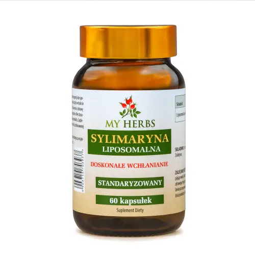 SYLIMARYNA LIPOSOMALNA, DOSKONAŁE WCHŁANIANIE, STANDARYZOWANY, 60 KAPS.