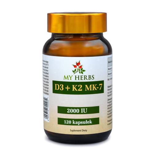 WITAMINA D3 + K2 MK-7 2000 IU 120 KAPS.