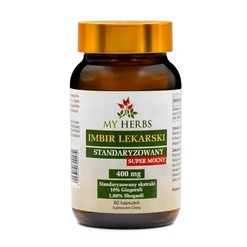 IMBIR LEKARSKI SUPER MOCNY 400 MG IMBIR 80 KAPS.