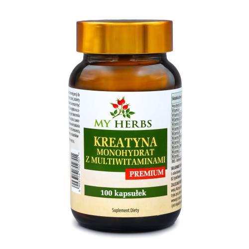 KREATYNA MONOHYDRAT Z MULTIWITAMINAMI 100 KAPSUŁEK