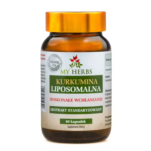 KURKUMINA LIPOSOMALNA EKSTRAKT STANDARYZOWANY 60 KAPSUŁEK