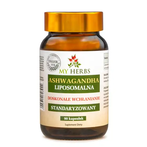 ASHWAGANDHA LIPOSOMALNA STANDARYZOWANY 90 KAPSUŁEK