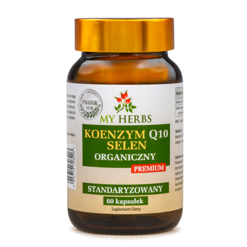 KOENZYM Q10 SELEN ORGANICZNY PREMIUM STANDARYZOWANY 60 KAPS SERCE SKÓRA TARCZYCA 