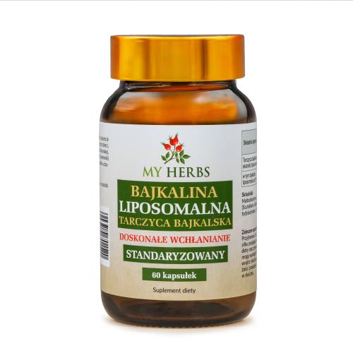 BAJKALINA LIPOSOMALNA TARCZYCA BAJKALSKA EKSTRAKT 85% 60 KAPSUŁEK