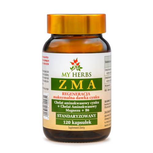 ZMA CYNK + MAGNEZ CHELAT + B6 STANDARYZOWANY