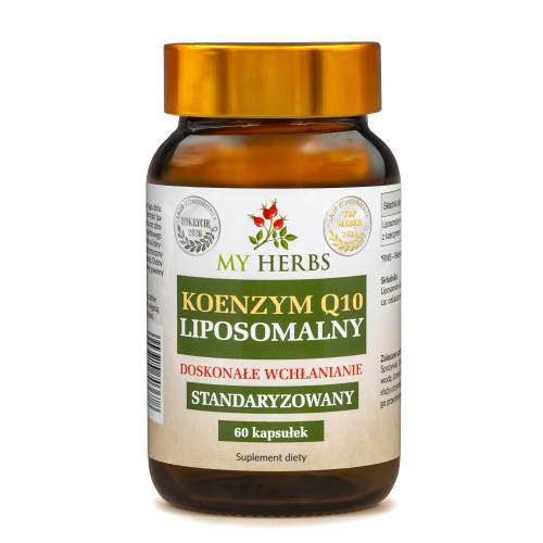Koenzym Q10 Liposomalny doskonałe wchłanianie, standaryzowany, 60 kaps.
