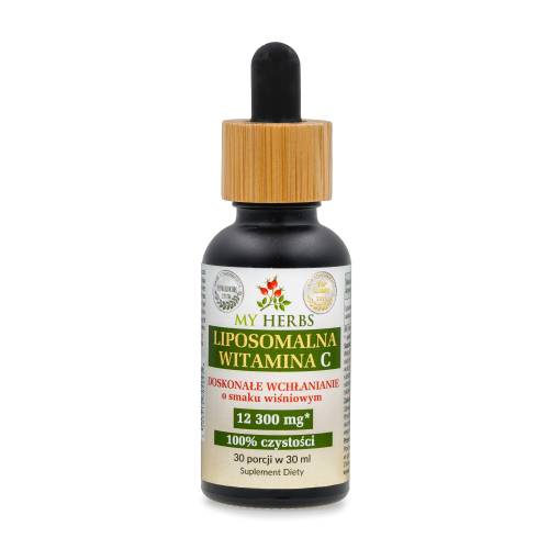 Liposomalna Witamina C 12 300 mg* Doskonałe wchłanianie o smaku wiśniowym 30 porcji w 30 ml