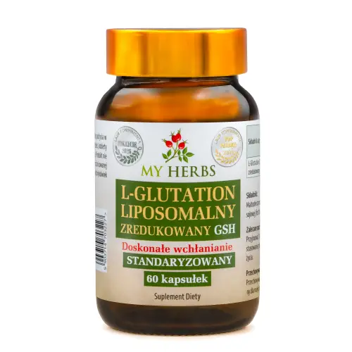 L-Glutation Liposomalny Zredukowany GSH 350 mg – 60 kapsułek