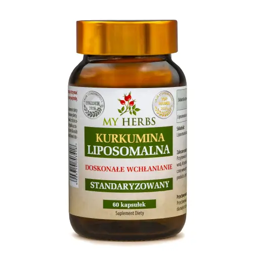 KURKUMINA LIPOSOMALNA EKSTRAKT STANDARYZOWANY 60 KAPSUŁEK