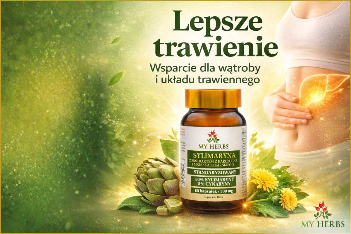 Sylimaryna z ekstraktem z karczocha i mniszka lekarskiego – naturalne wsparcie dla wątroby i trawienia
