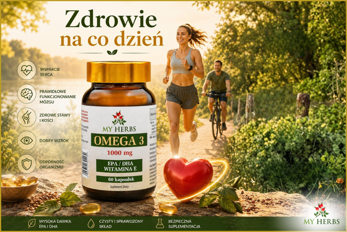 Omega 3 na co dzień – naturalne wsparcie dla serca i aktywności
